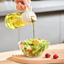 Porta Azeite de Vidro 2 em 1 Spray e Borrifador