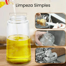 Porta Azeite de Vidro 2 em 1 Spray e Borrifador