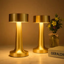 Abajur Candeeiro Touch Recarregável de Metal