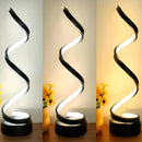 Abajur LED Espiral Clássico