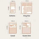 Jogo de Lençol 400 Fios Micro Percal Ponto Palito