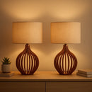 Abajur Luminária de Mesa em MDF