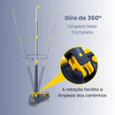 Mop de Limpeza Triangular 360° + Refil Grátis