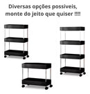 Carrinho Organizador Multiuso Com Rodinhas