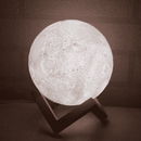 Luminária De Lua Cheia 3D Led