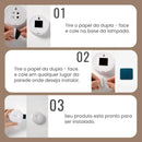 Luminária LED com Sensor de Movimento